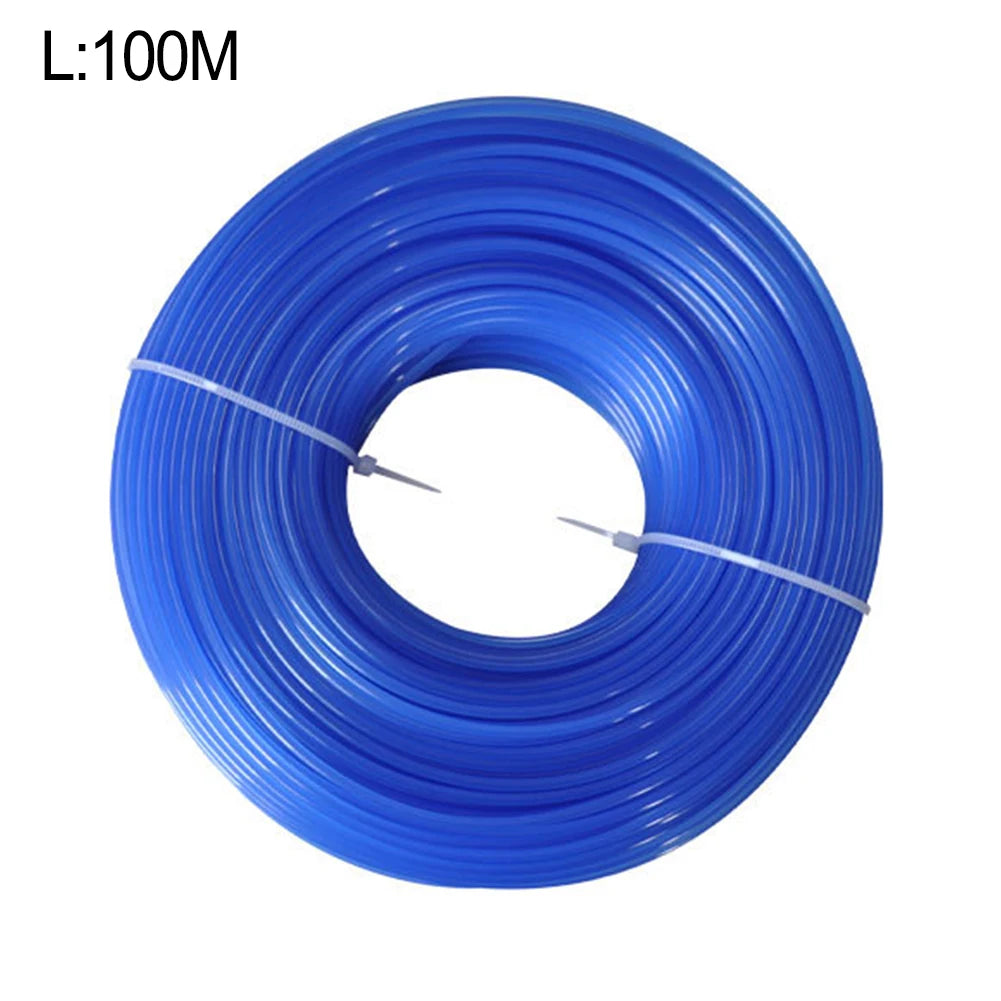1 6mmx100m Trimmer- Line Brushcutter Trimmer Nylon Rope Cord Garden
