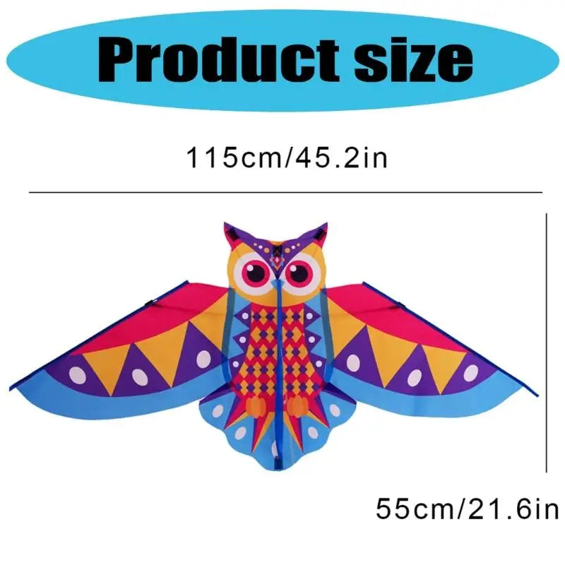 Children's Owl Kite – Bright, Easy-to-Fly Outdoor Kite for Kids