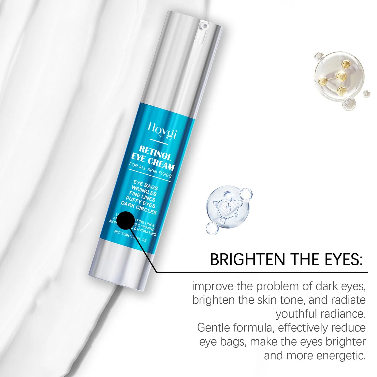 Hoygi Retinol Eye Cream 50ml – Dark Circles & Anti-Aging