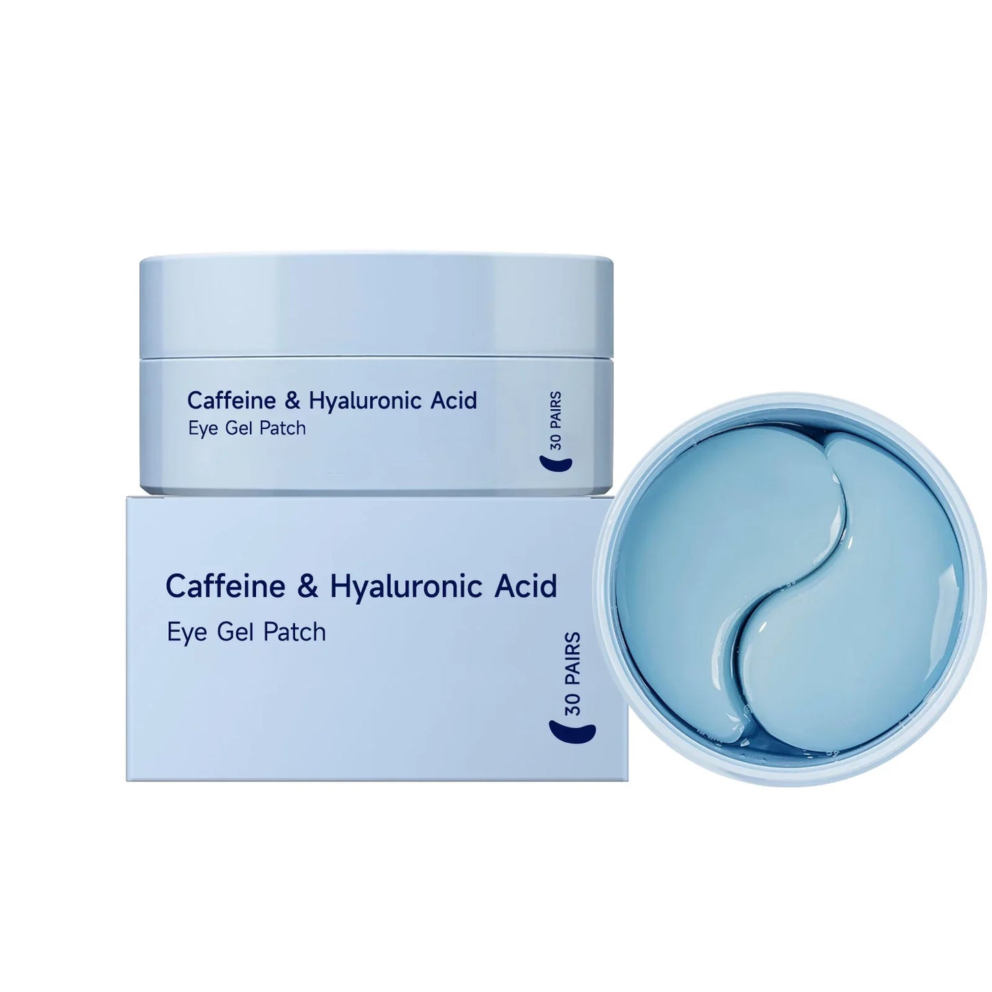 60-Piece Caffeine Eye Patches – Firming & Brightening Masks