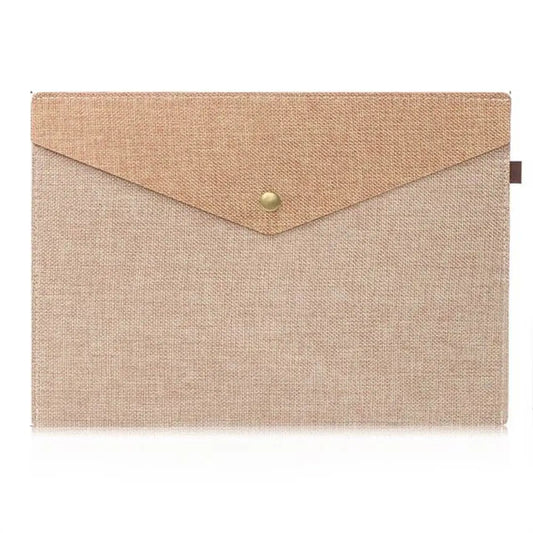 Linen Canvas File Folder Organizer Bag – Home & School File Folder Organizer Peaceful Pleasures Health and Wellness beige-S