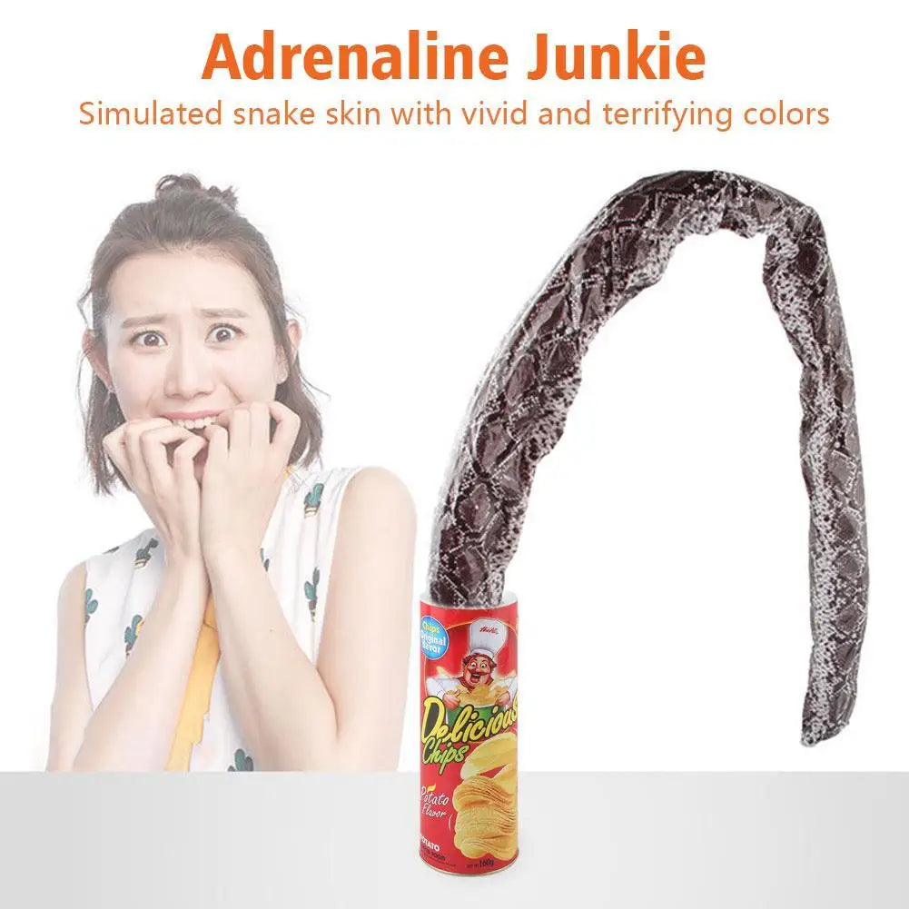 Spring Snake Prank Can Toy – Fake Potato Chip Can Joke for Kids & Parties Peaceful Pleasures Health and Wellness