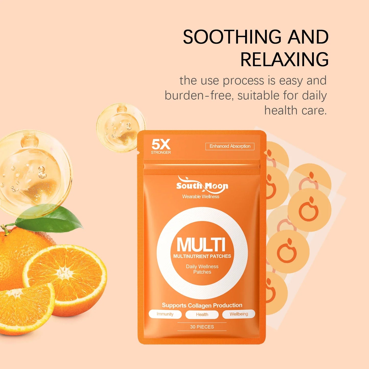Citrus Body Moisturizing Patches – Nourish & Contour Skin