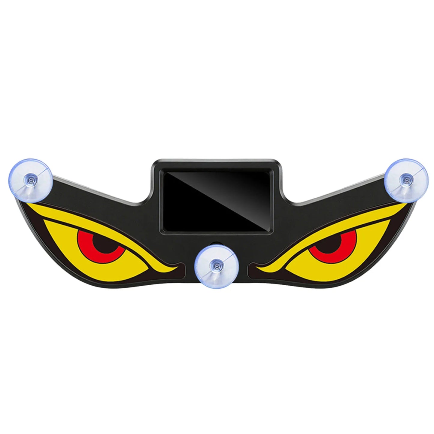 Devil Eye Car LED Light Solar & USB Dual Power Evil Eye Window Decor Light Wireless No Drill for Cars Windshield Rear Window Peaceful Pleasures Health and Wellness Yellow-Red-Yellow