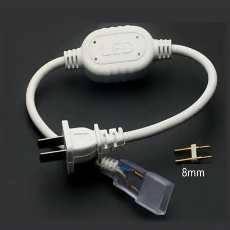 New 220v 110v Power Supply Lighting Transformer Driver Switch For 3014 3528 5050 Led Strips Power Plug Adapter Accessory Peaceful Pleasures Health and Wellness 8MM