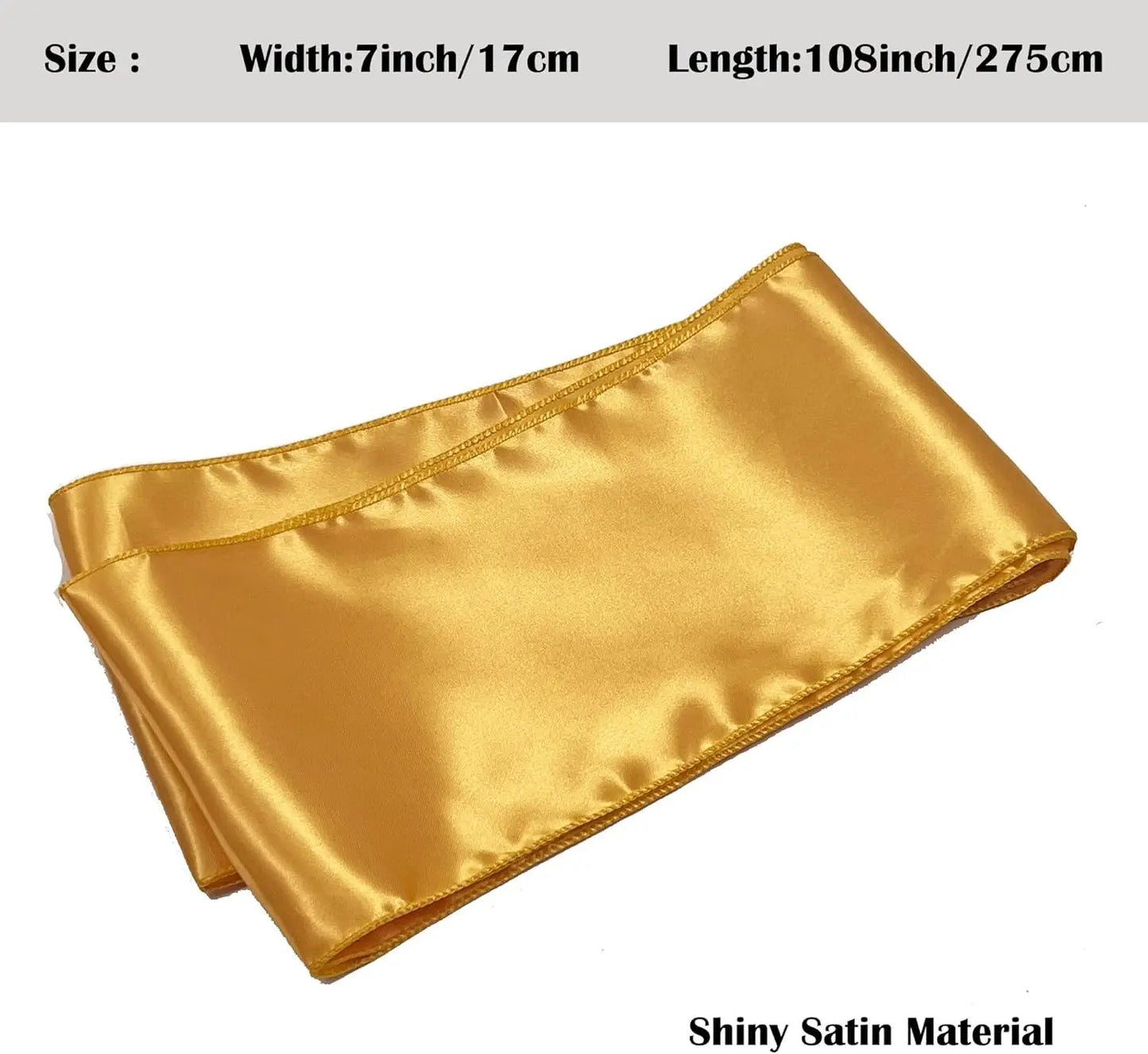 Satin Chair Sashes Bows 5PCS | Wedding & Party Decoration