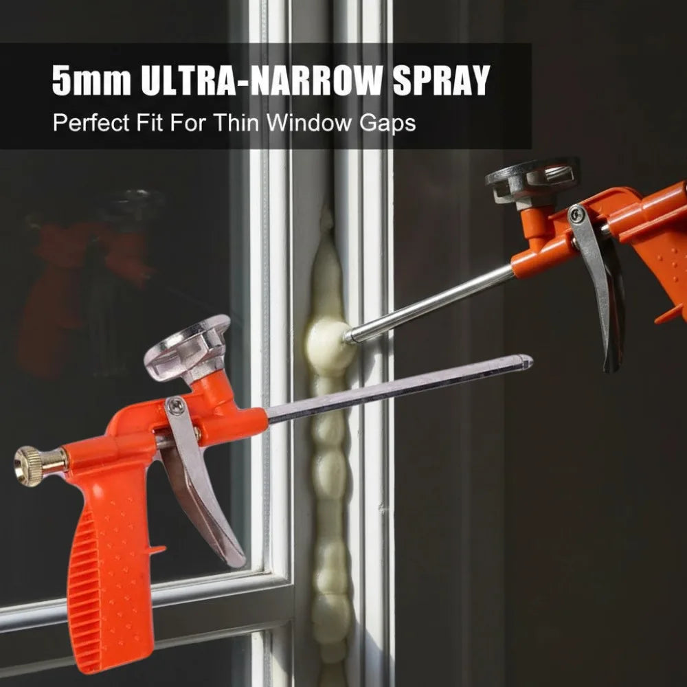 1pcs Foam Expanding Spray Gun Metal Foaming Jet Glue Gun Trigger Sprayer Pump Sealant Caulking Tool for House Renovation Peaceful Pleasures Health and Wellness