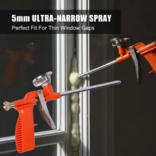 1pcs Foam Expanding Spray Gun Metal Foaming Jet Glue Gun Trigger Sprayer Pump Sealant Caulking Tool for House Renovation Peaceful Pleasures Health and Wellness