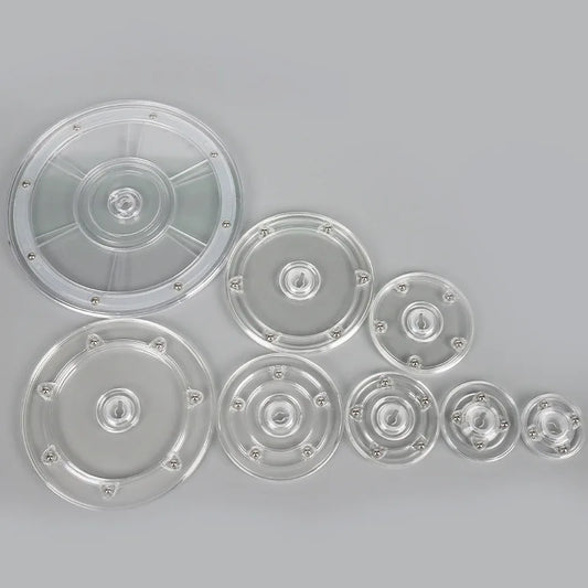 Acrylic 360° Rotating Display Stand | Clear Lazy Susan Turntable Rotating Display Stand Oasis Select