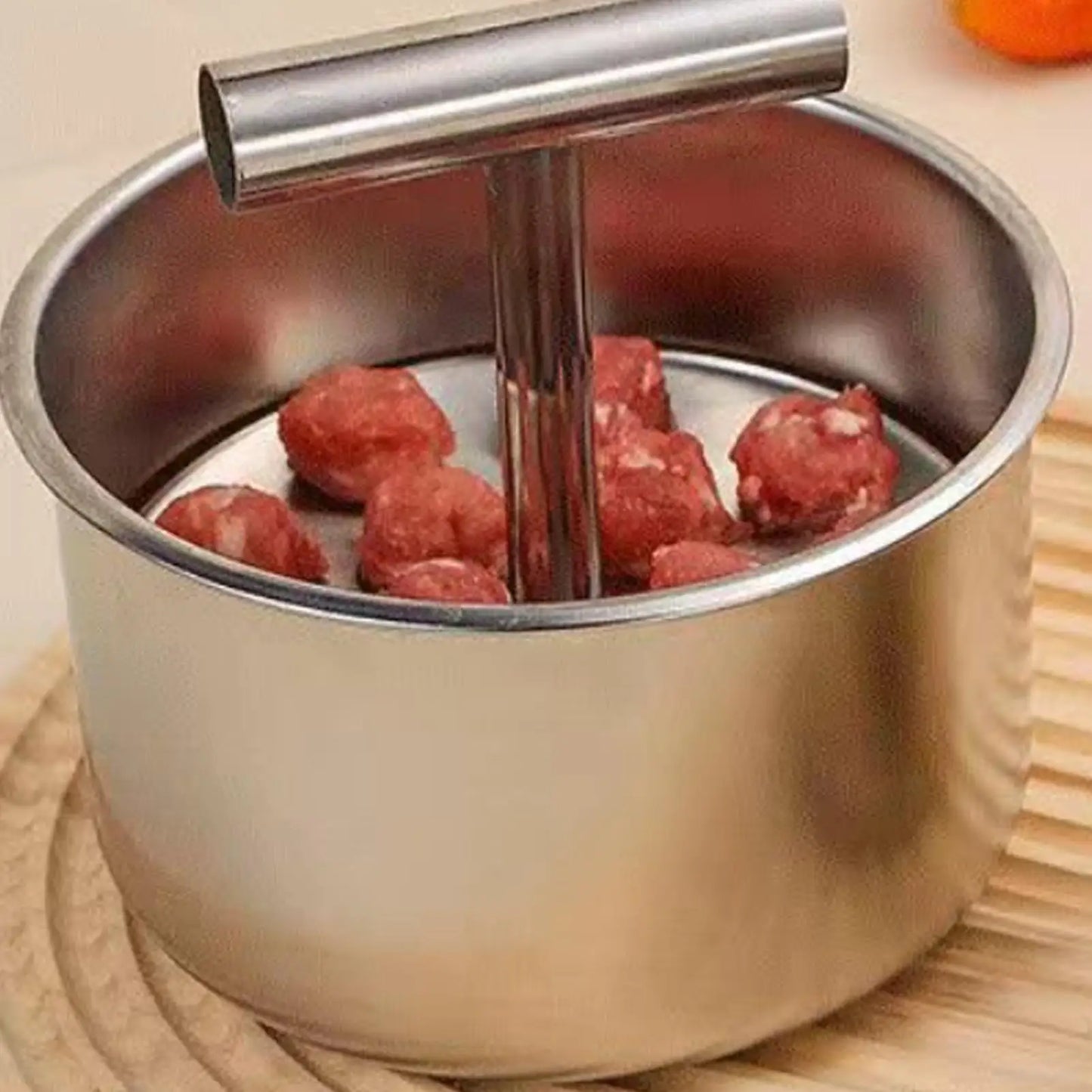 Stainless Steel Meatball Maker Press | 6 or 12 Hole Mold