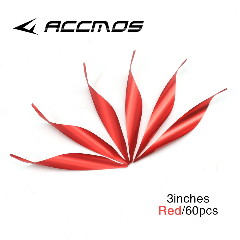 Archery Spin Vanes Spiral Feather DIY Arrow Sticker Tape Accessories