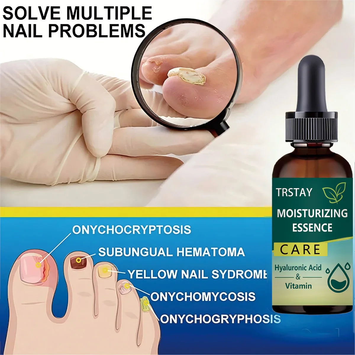 7DAYS Nail & Toe Repair Essence Gel | Foot Care Serum