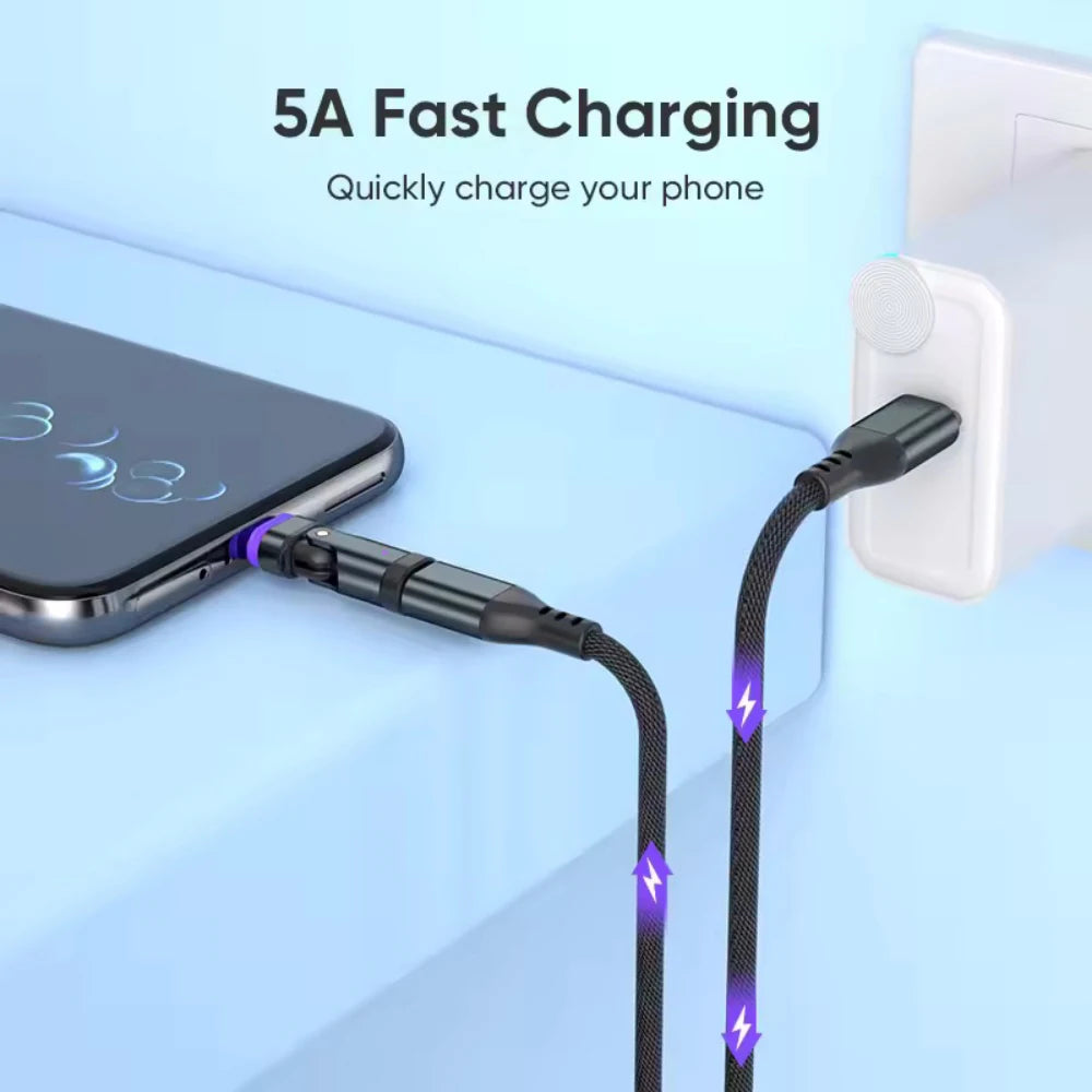 USB-C Magnetic OTG Adapter 240W PD Fast Charging Type-C Converter