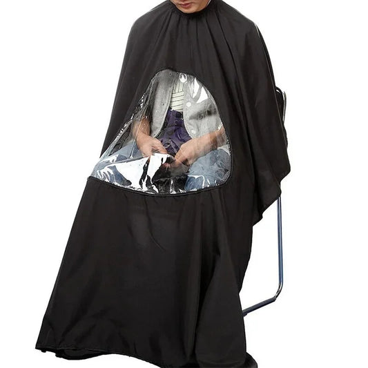 Professional Salon Apron Waterproof Cape Barber Styling Tool Salon Hairdresser Visible Apron Hair Cutting Hairdressing Gown Cape Peaceful Pleasures Health and Wellness