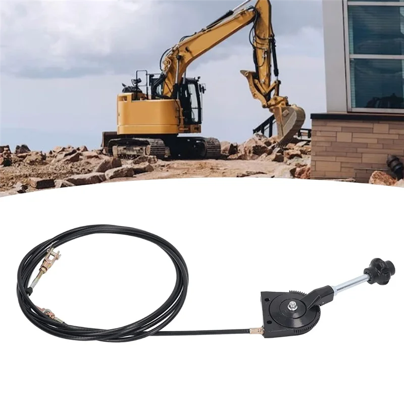 Universal Excavator Manual Throttle Cable 3.5M | Heavy Equipment