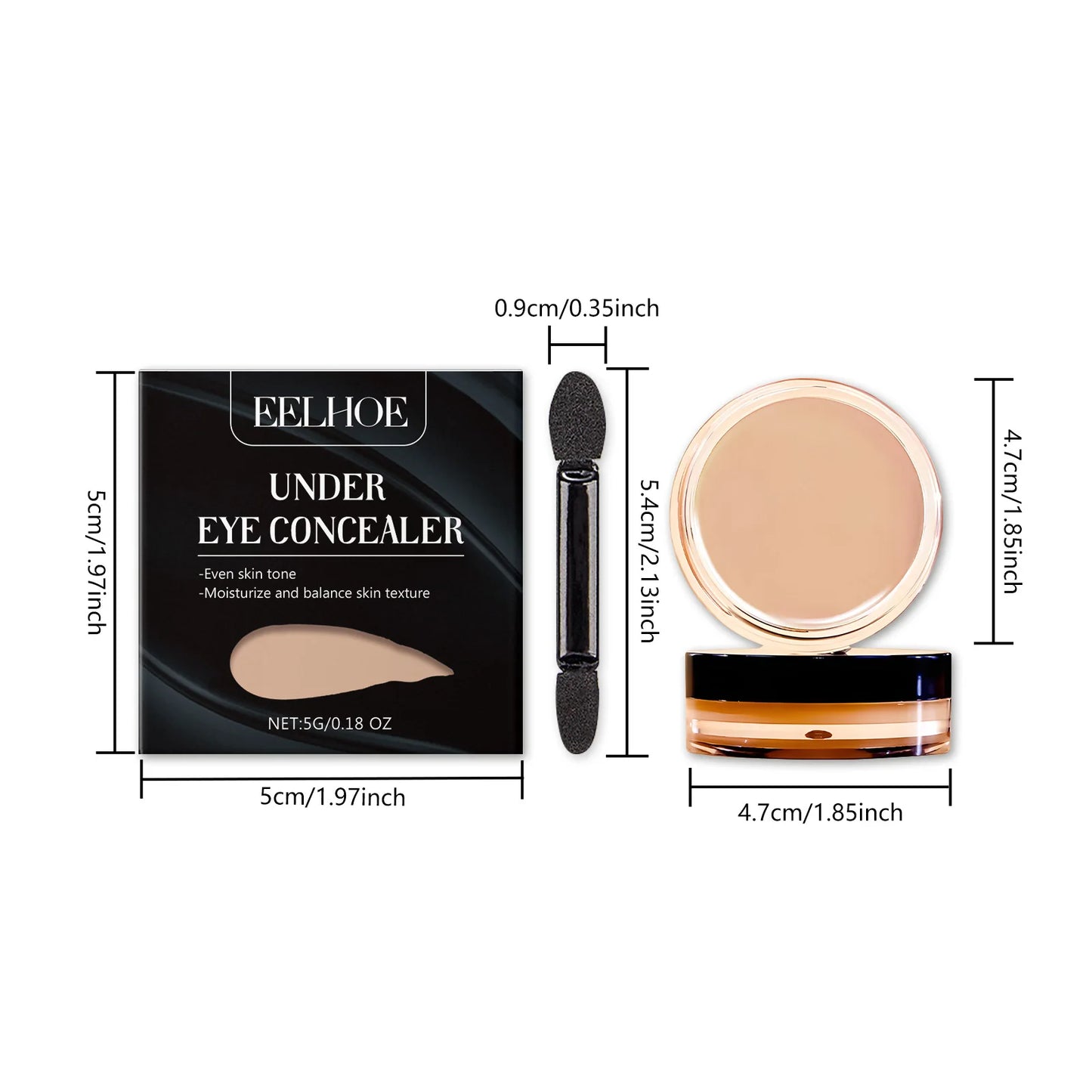 Eye Concealer Cream – Dark Circles, Niacinamide & Vitamin E