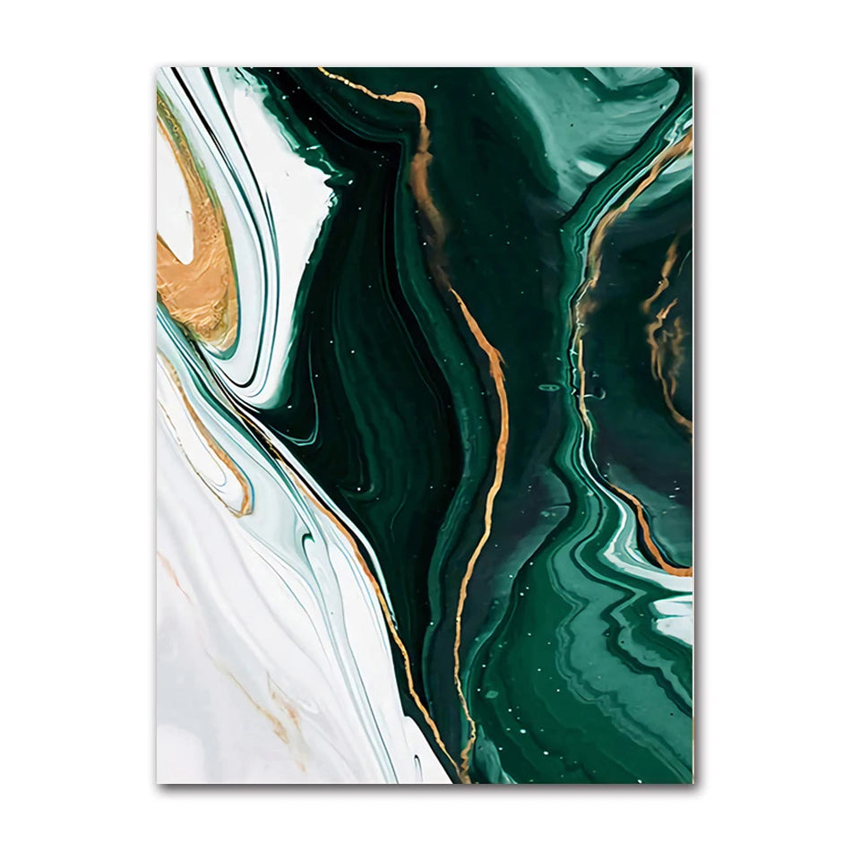 Minimalist Abstract Green Texture Canvas Wall Art Print Canvas Wall Art Peaceful Pleasures Health and Wellness A0722-06 40x50cm Unframed