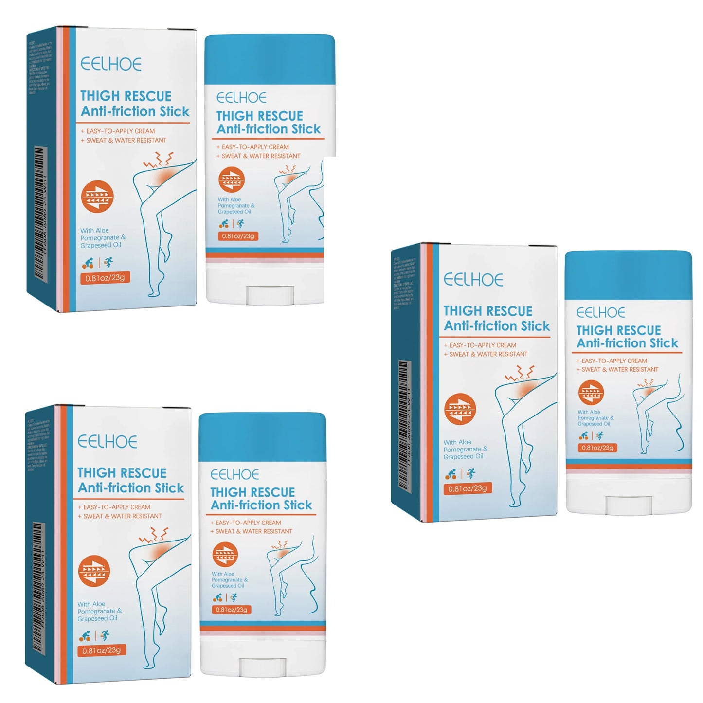 Eelhoe Anti-Chafing Stick – Waterproof, Sweat-Resistant, 23g