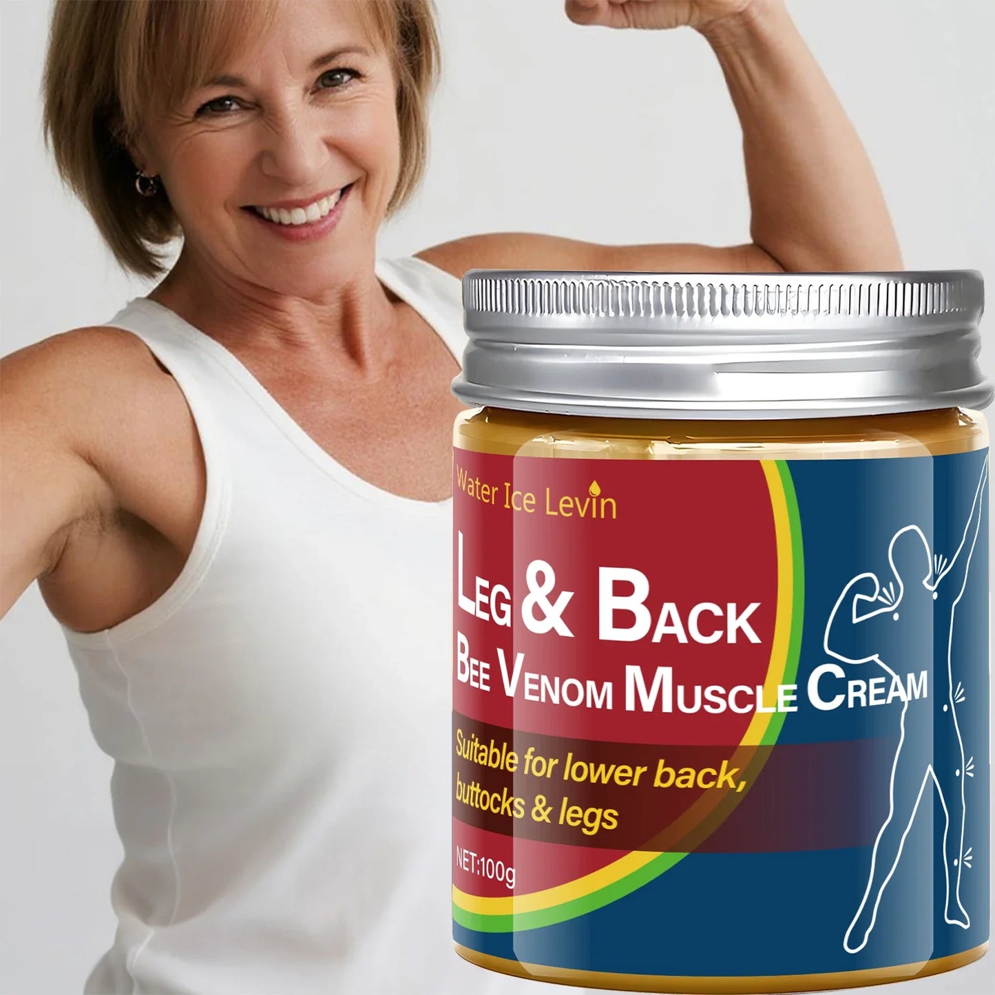 Bee Venom Muscle Cream – Lower Back, Buttocks & Legs