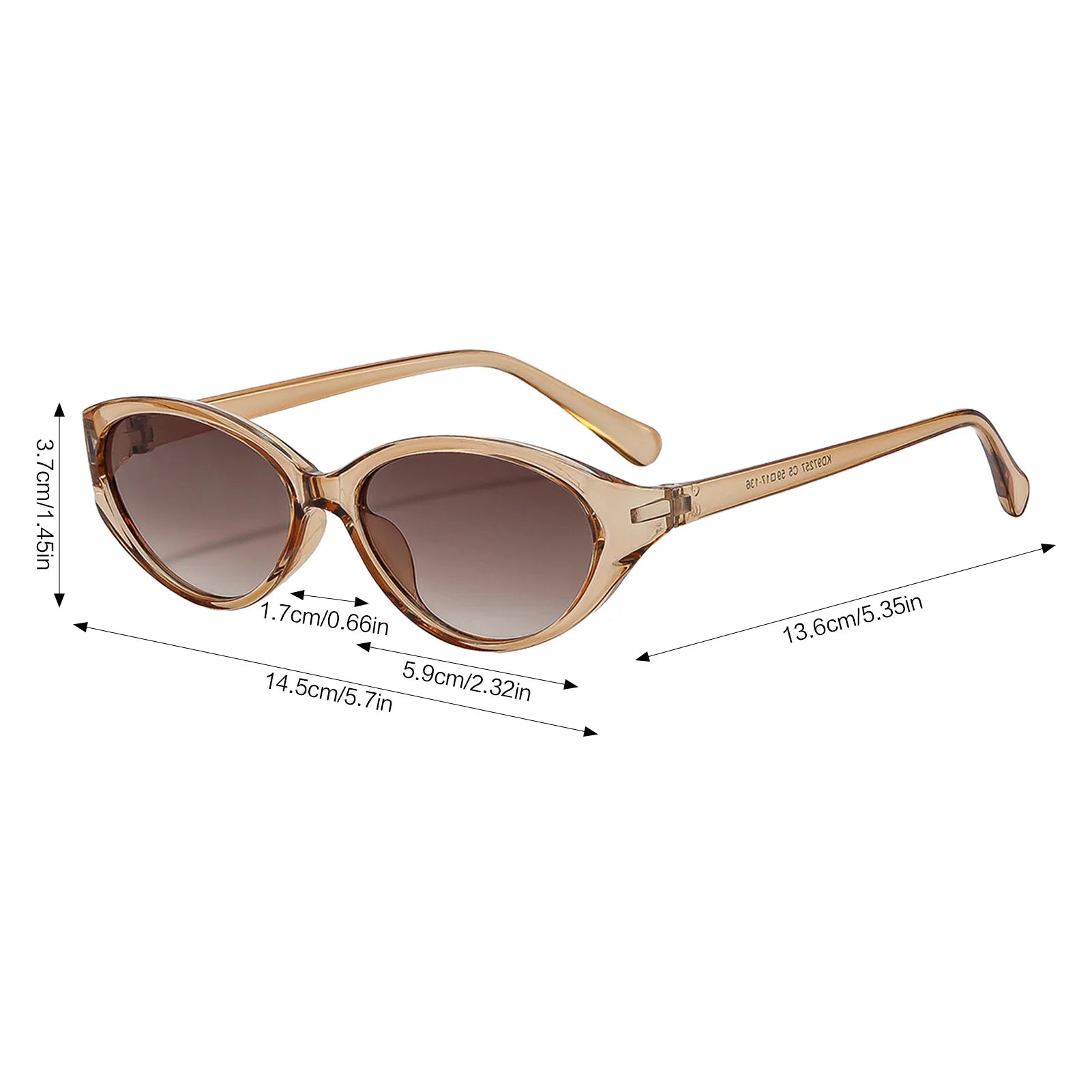 Cat-Eye Sunglasses UV-Protection Lightweight Frame For Outdoor Cycling Travel Men and Women Peaceful Pleasures Health and Wellness