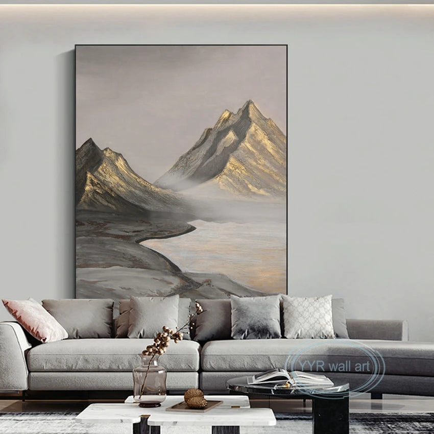 New High Quality Landscape Painting Handmade Canvas Oil Painting Modern Wall Art Canvas Poster Living Room Bedroom Decor Picture Peaceful Pleasures Health and Wellness