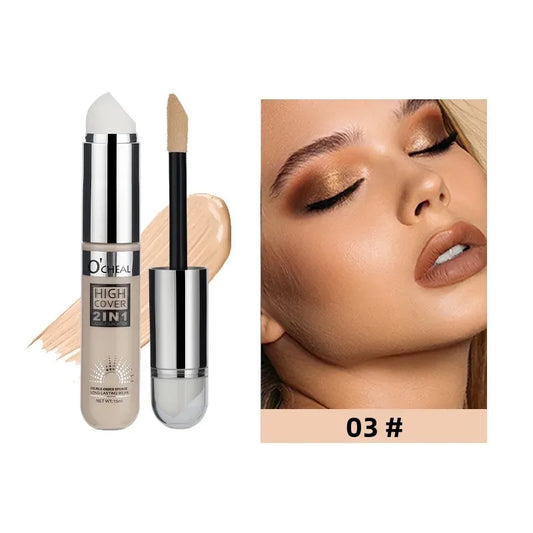 OCHEAL 2-in-1 Liquid Foundation & Concealer – Waterproof Liquid Foundation Concealer Oasis Select