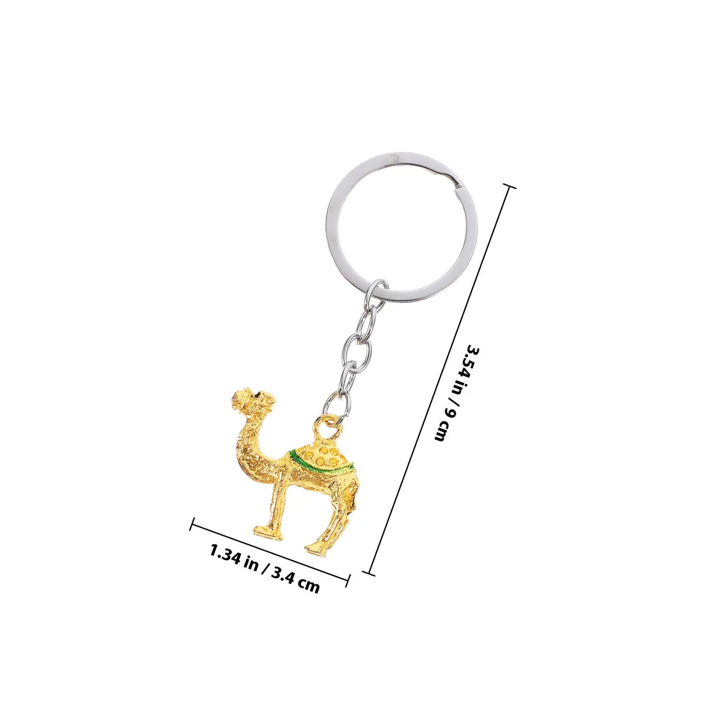 3Pcs Camel Keychain Pendant Set Animal Keychain for Bag Backpack Car Keys Lightweight Stylish Camel Hanging Ornament Fashion Peaceful Pleasures Health and Wellness