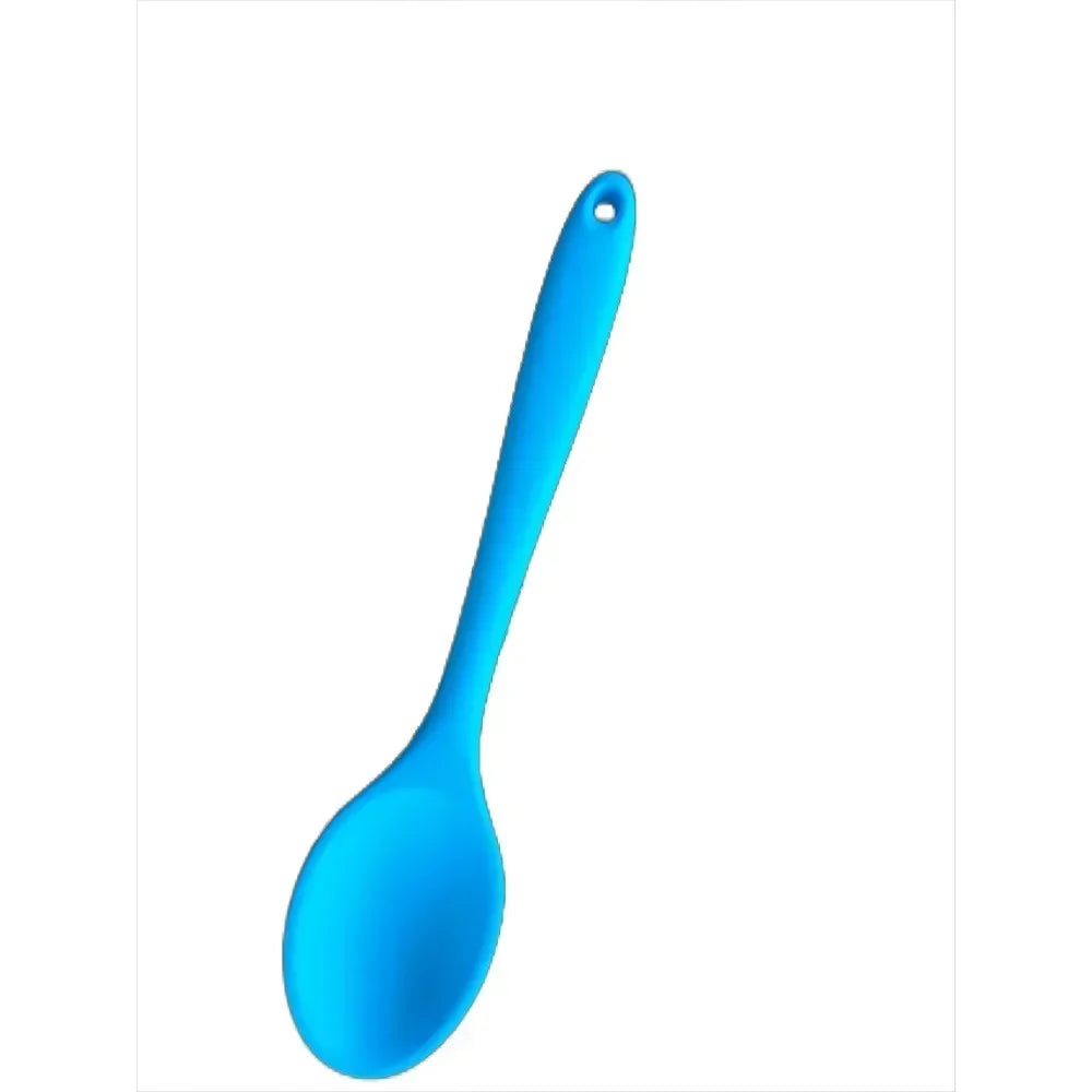 Food Grade Silicone Soup Spoon – Long Handle, Heat Resistant