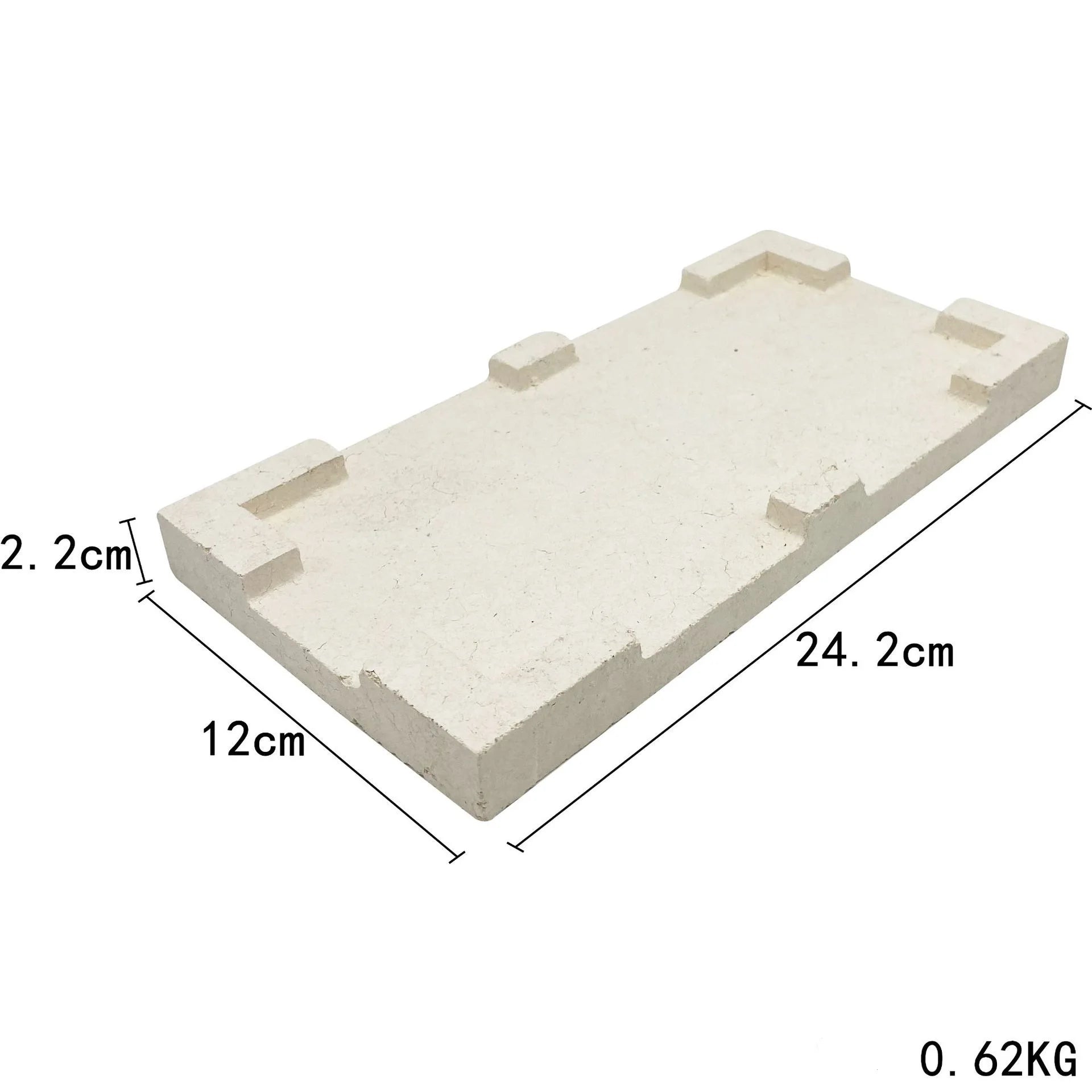 High Temperature Resistant Quartz Welding Plate Heat Insulation Brick for Gold Silver Copper Jewelry Making Tools Peaceful Pleasures Health and Wellness L