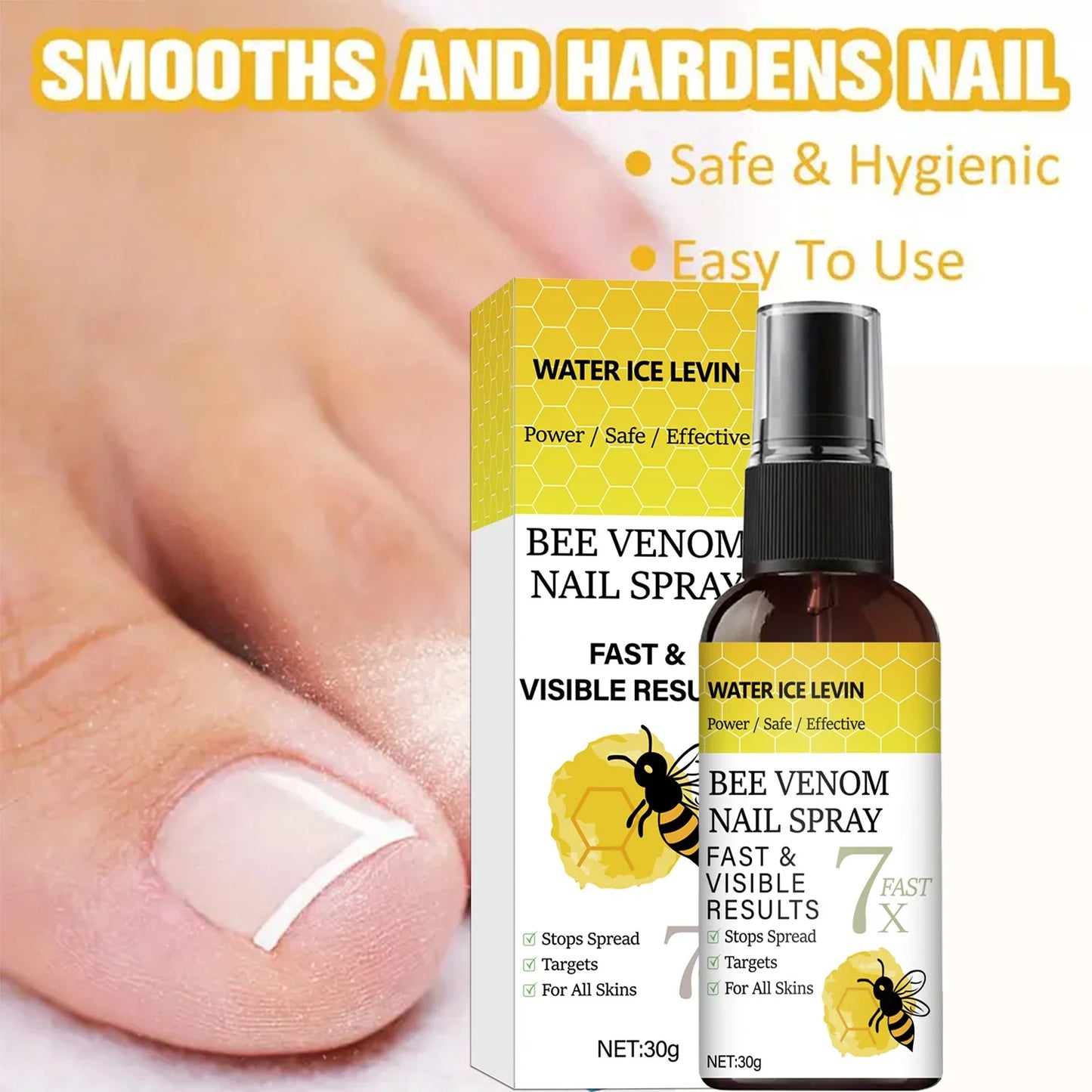 Bee Venom Nail Spray – Strengthens Nails with Hyaluronic Acid