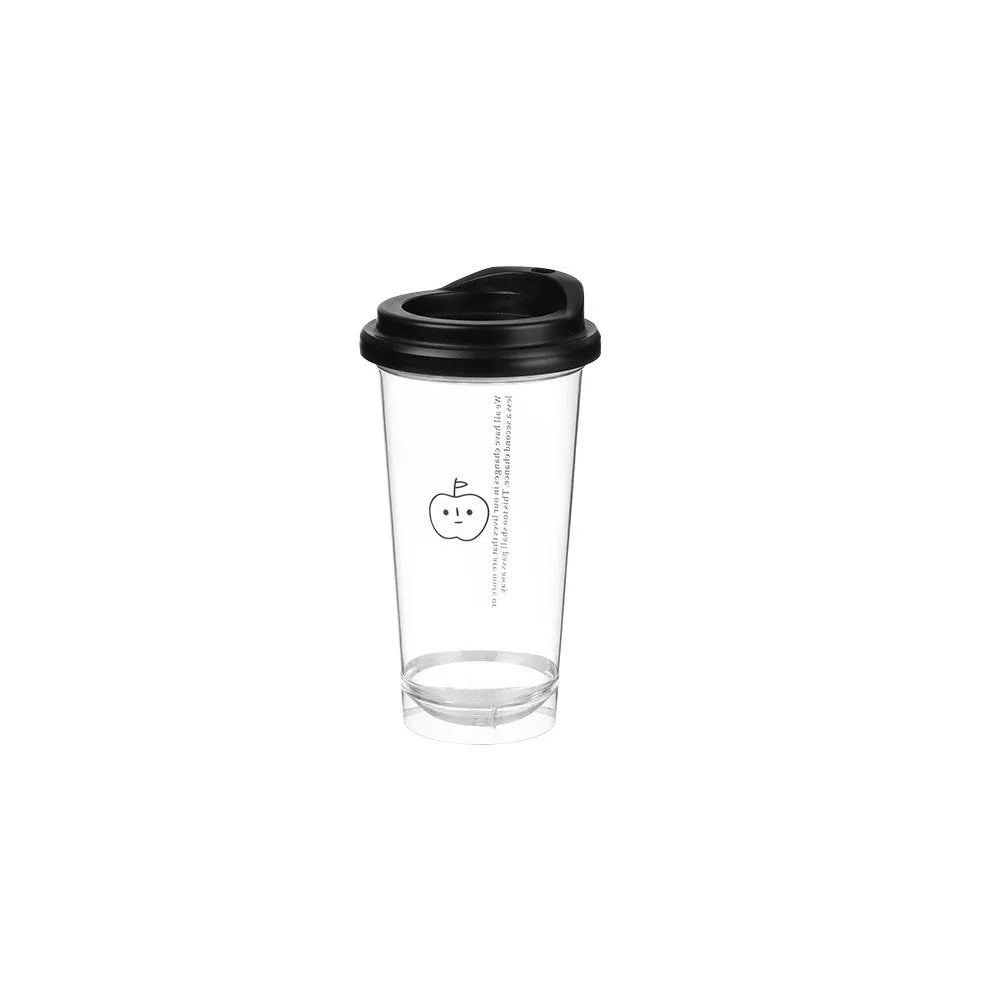 Kawaii Transparent Water Bottle 355ml/473ml – BPA Free Leak-Proof
