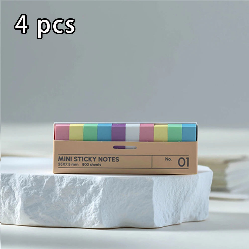 800 Boxed Sticky Notes Index Labels Reading Stickers Not Transparent