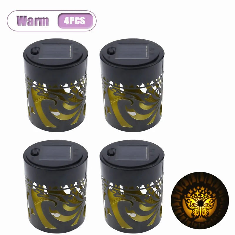 Butterfly Solar Wall Sconce | Warm & 7-Color Outdoor Garden Light