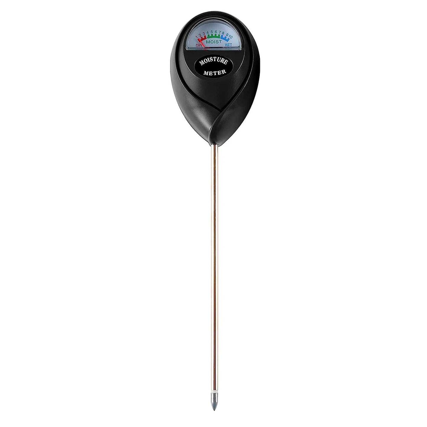 Plant Water Monitor for Soil Large and Clear Dial Moisture Meter Suitable for Home Garden Breeding Peaceful Pleasures Health and Wellness black