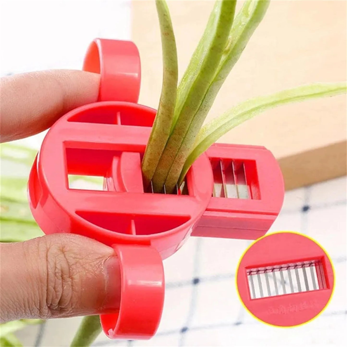 Vegetable Shredder & Green Onion Slicer – 6 or 9 Blade