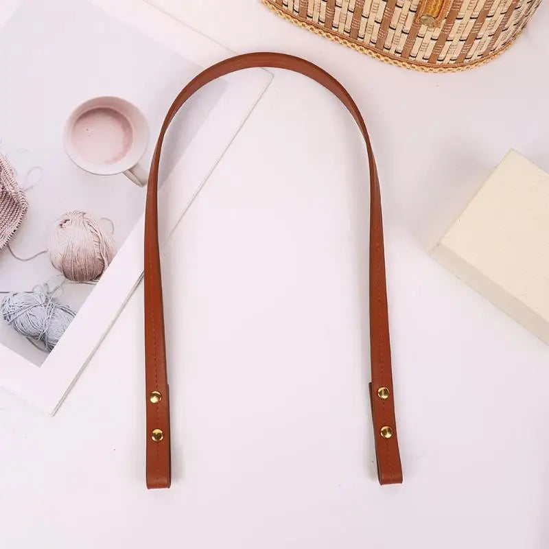 2Pcs PU Leather Bag Replacement Strap Handles – DIY Shoulder Bag