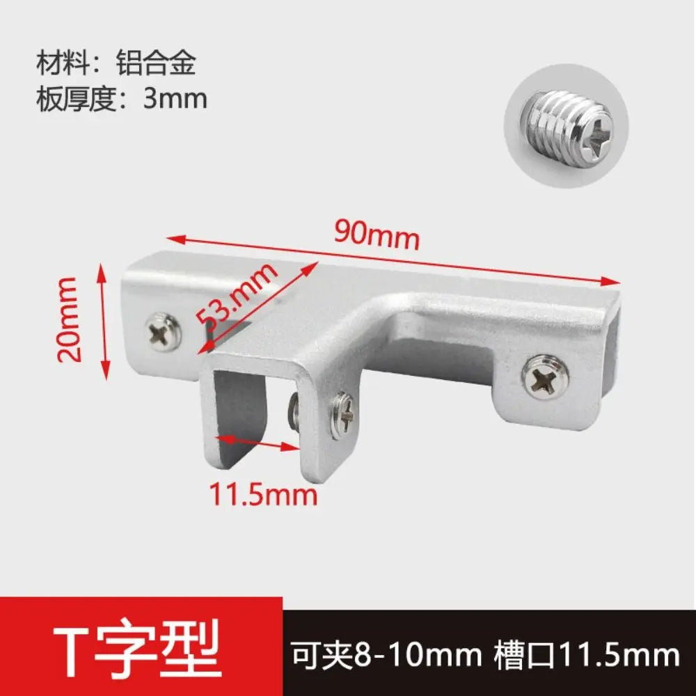 Aluminum Alloy Corner Bracket | L, T & Cross Fixing Clips
