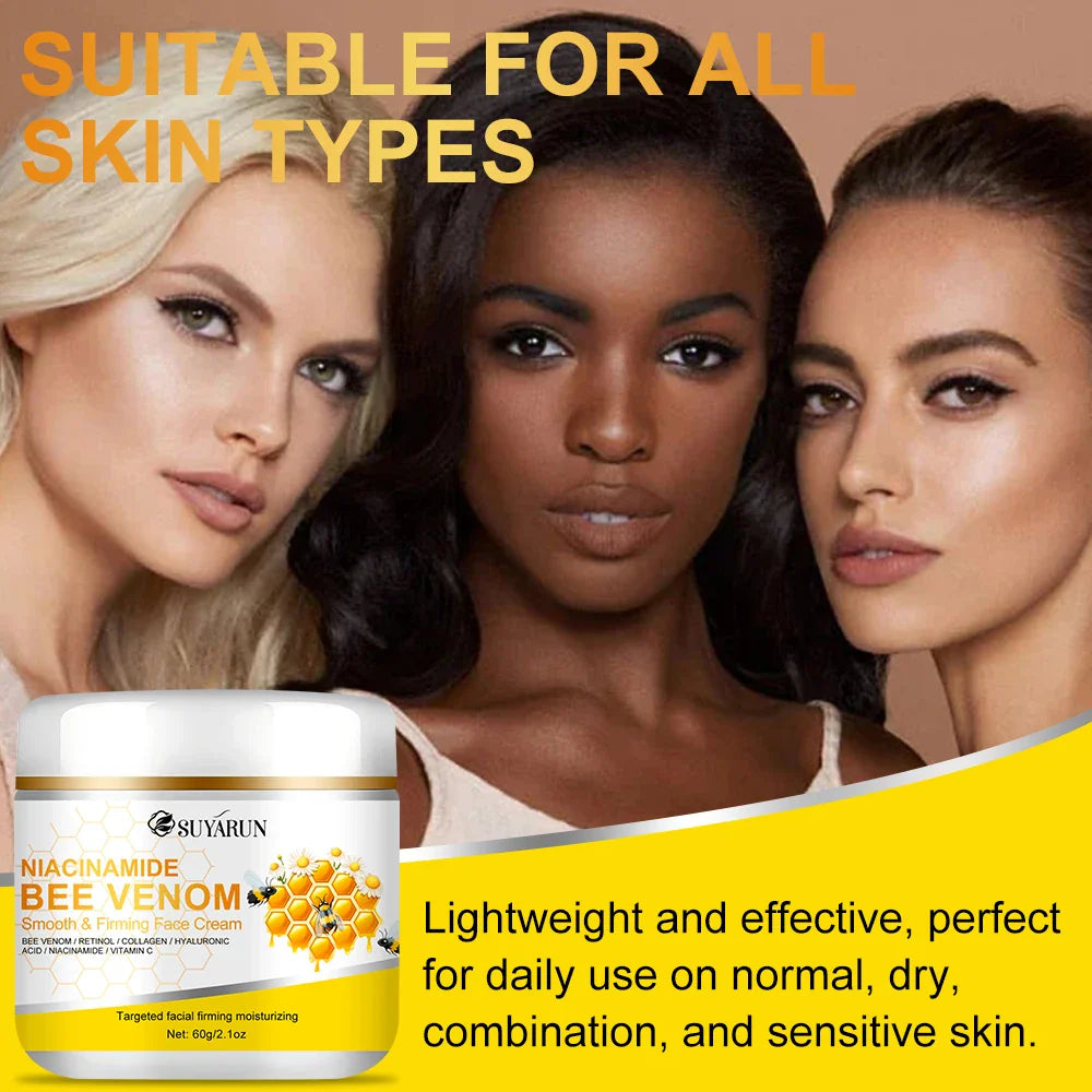 SUYARUN Niacinamide & Bee Venom Face Cream – Brightening Moisturizer