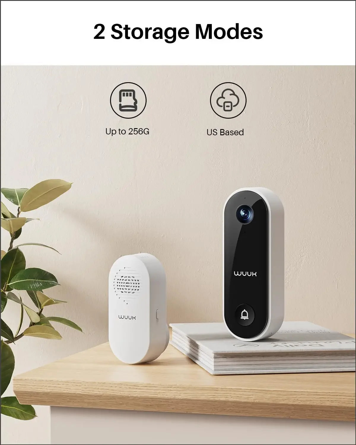 2K Video Doorbell with Face Recognition, Motion Detection, 24/7 Recording, No Subscription Fee, Works with Alexa and Google Home Peaceful Pleasures Health and Wellness