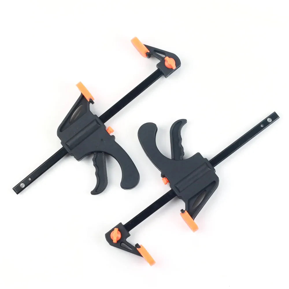 4-Inch F Bar Clamp Set – Quick Ratchet Woodworking Grip | SLADE