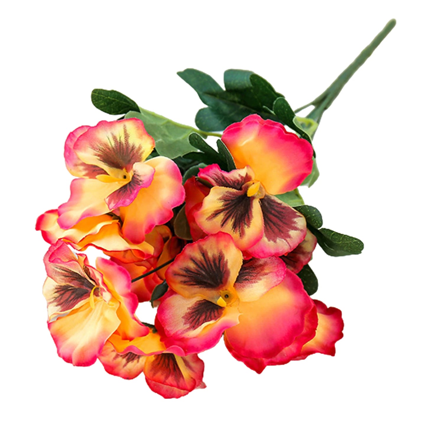 Artificial Pansy Flowers 10 Heads Fake Flower Wedding Party Home