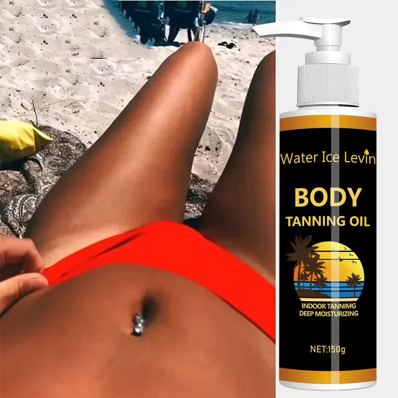 Body Tanning Oil with Coconut Oil – Deep Hydration & Sunless Tan