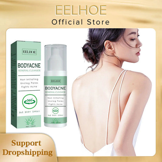 Eelhoe Back & Body Acne Repair Spray 120ml | Clarifying Serum Body Acne Spray Peaceful Pleasures Health and Wellness 120ml boxed