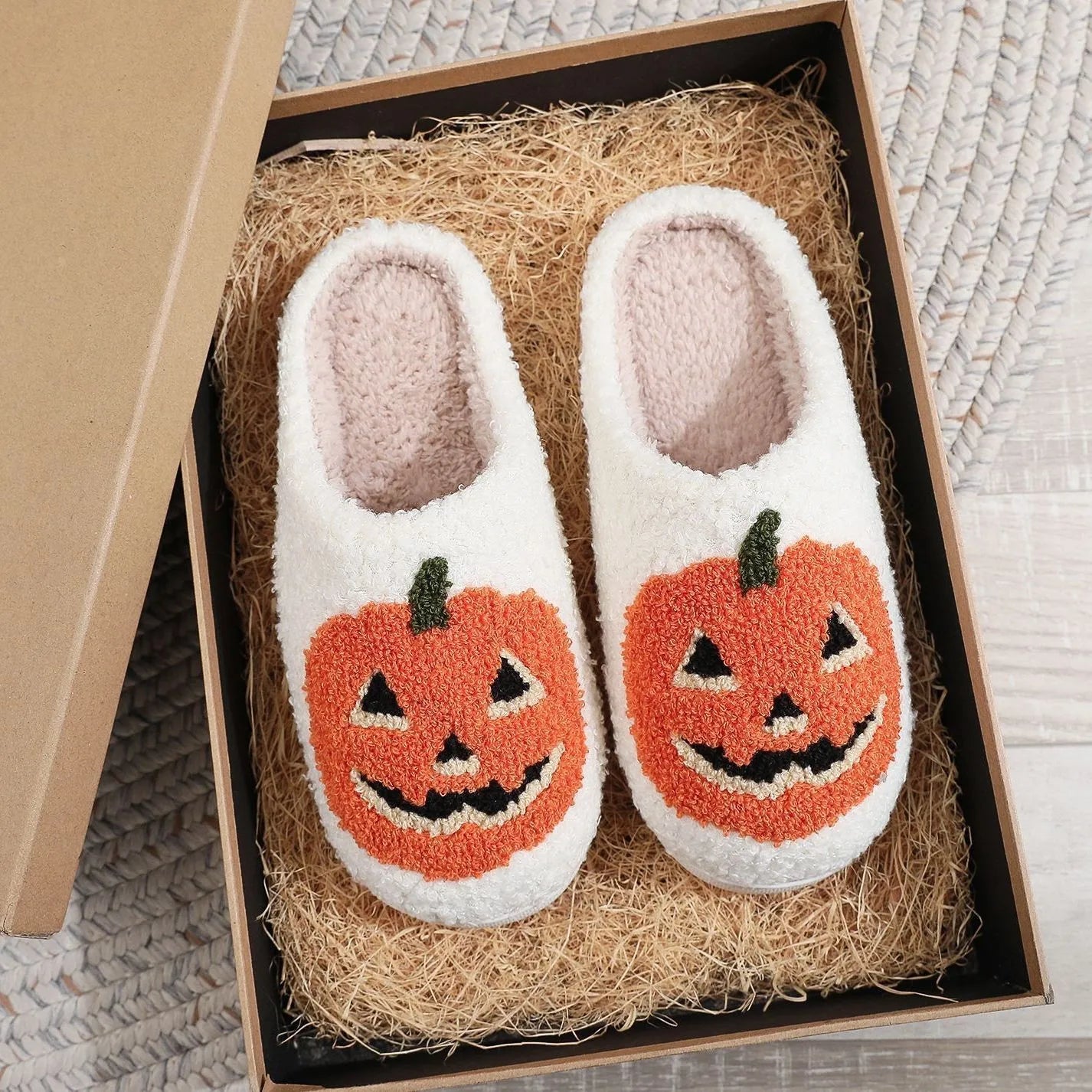 Men's Fluffy Plush Indoor Slippers | Warm Fuzzy Fur House Shoes
