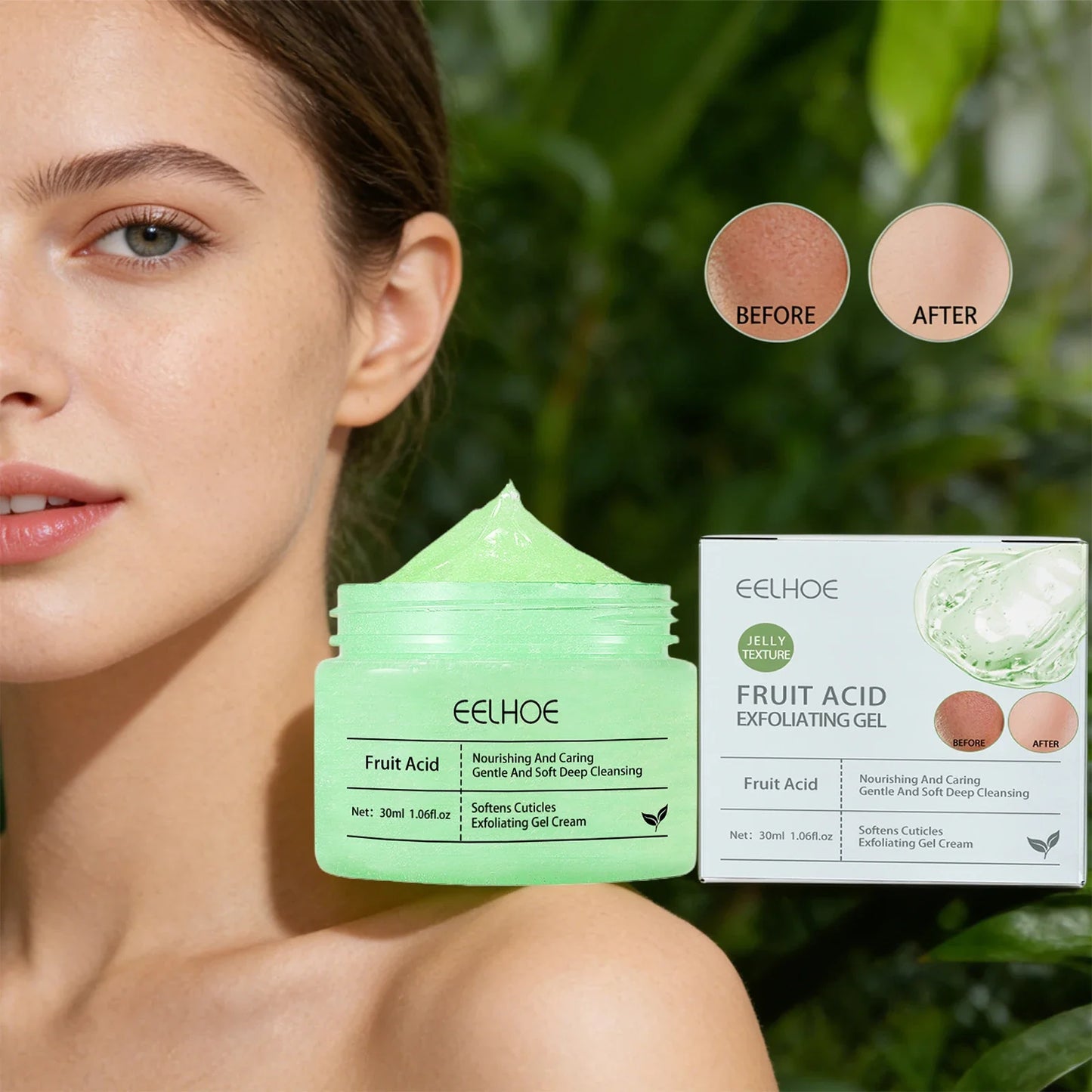 Eelhoe Fruit Acid Exfoliating Gel – Pore Cleanse & Blackheads