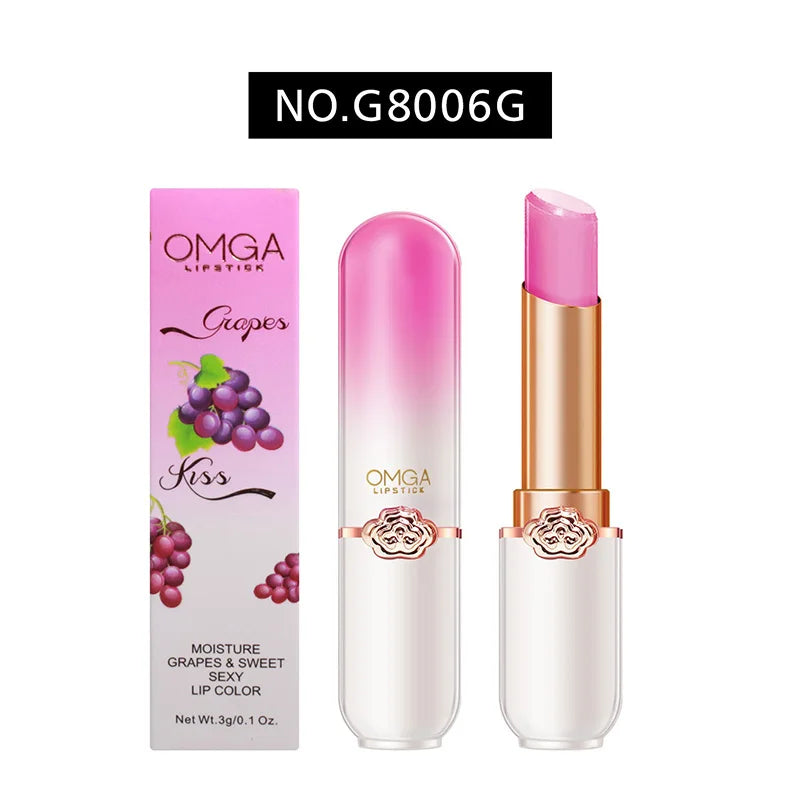 GECOMO Color-Changing Lip Balm | Peach Moisturizing Jelly Lipstick