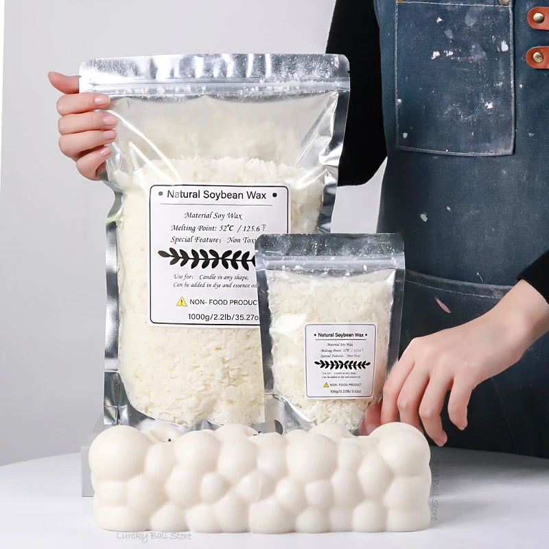 Natural Soy Wax for DIY Candle Making – 100% Additive-Free