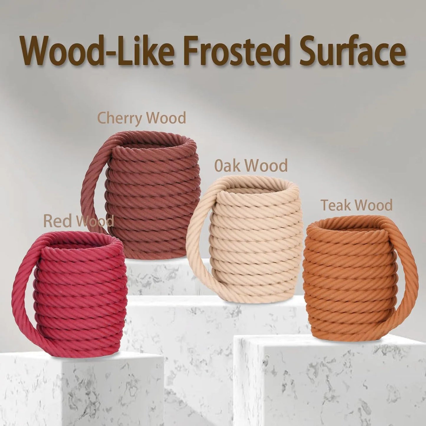 Wood Fiber PLA 3D Printer Filament Bundle 1.75mm – 4 Colors