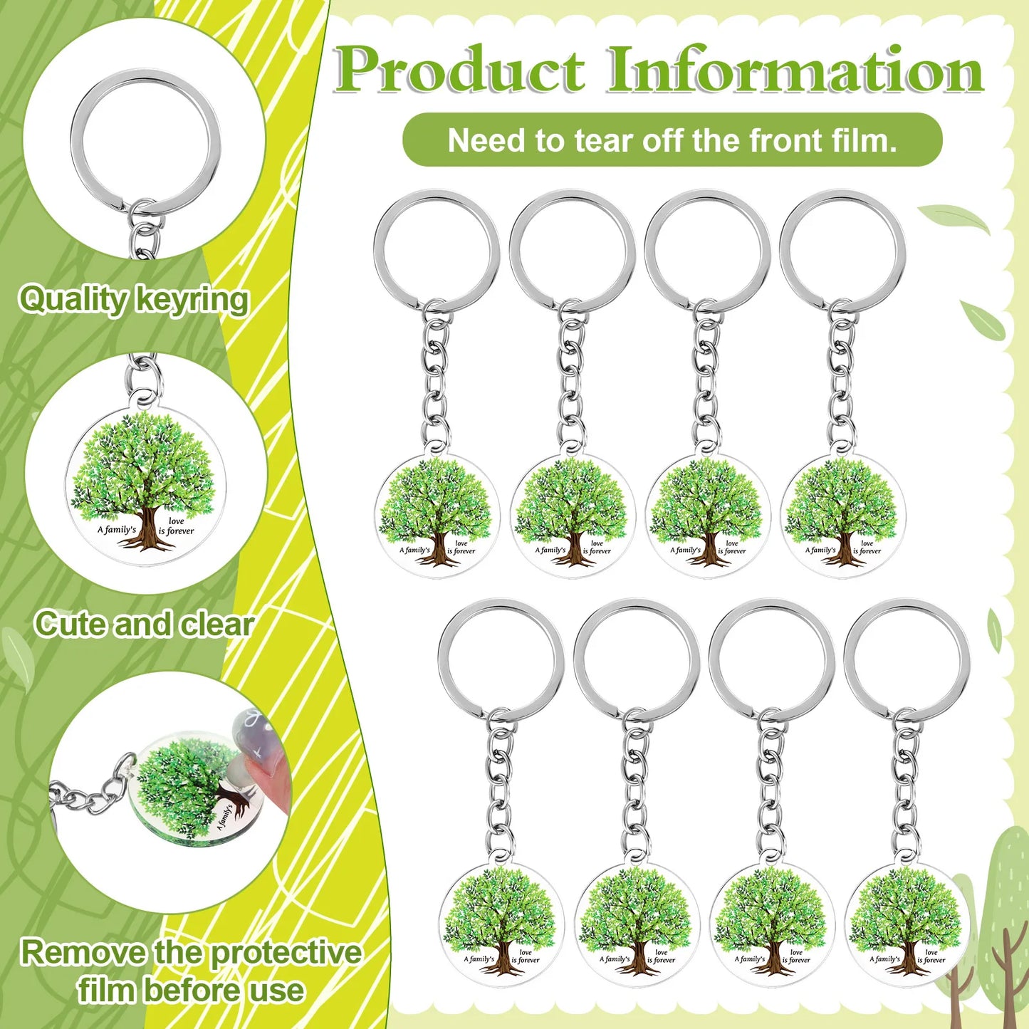 50-Set Family Reunion Favors – Pens, Keychains & Bookmarks