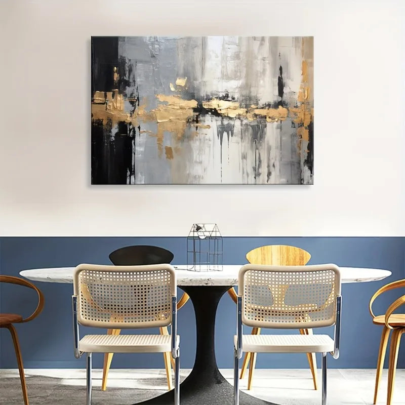 Modern Abstract Canvas Print | Art Deco Unframed Wall Art Abstract Canvas Print Peaceful Pleasures Health and Wellness
